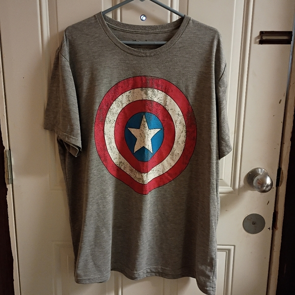 Disney Other - 2/$10 Disney Store Captain America Shield Graphic Tee